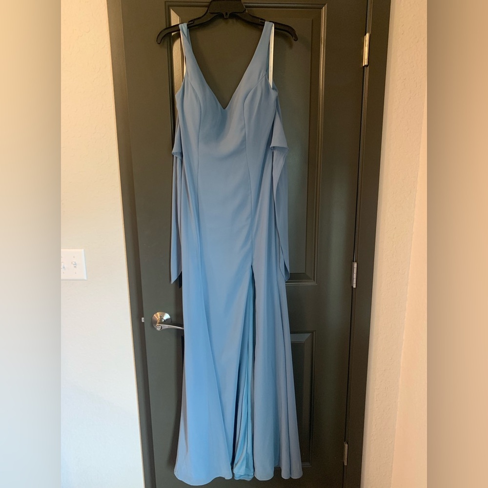 Dear Cleo: Melanie Dress: Dusty Blue Size 6